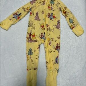 Little Sleepies Disney Winnie the Pooh Zippy Pajamas | 0–3 Months | VGUC